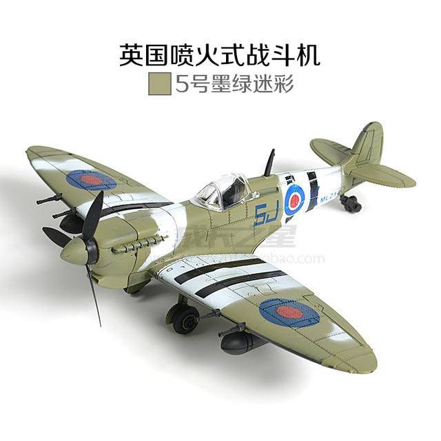 1/48 Scale Assemble Fighter Model Building Kit Military Toys WW2