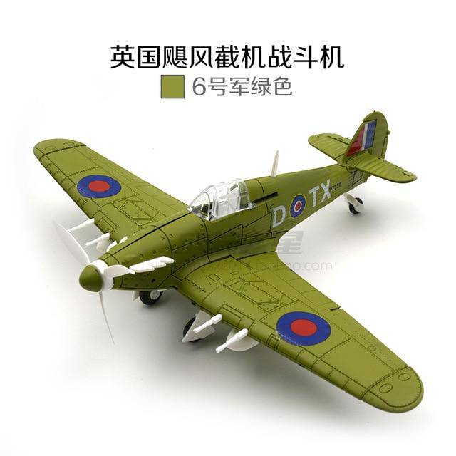 1/48 Scale Assemble Fighter Model Building Kit Military Toys WW2