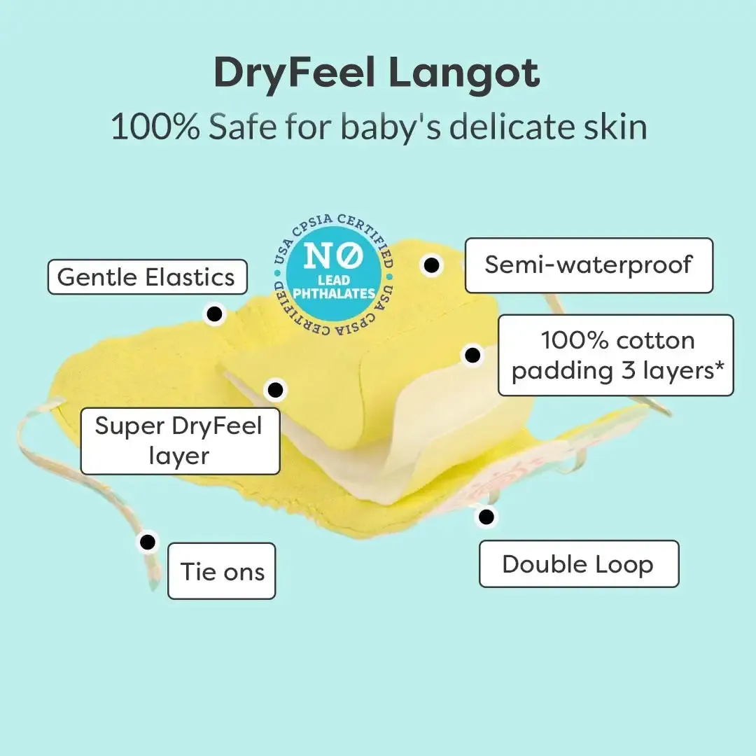 3 Pack Assorted DryFeel Langot (Semi-Waterproof)