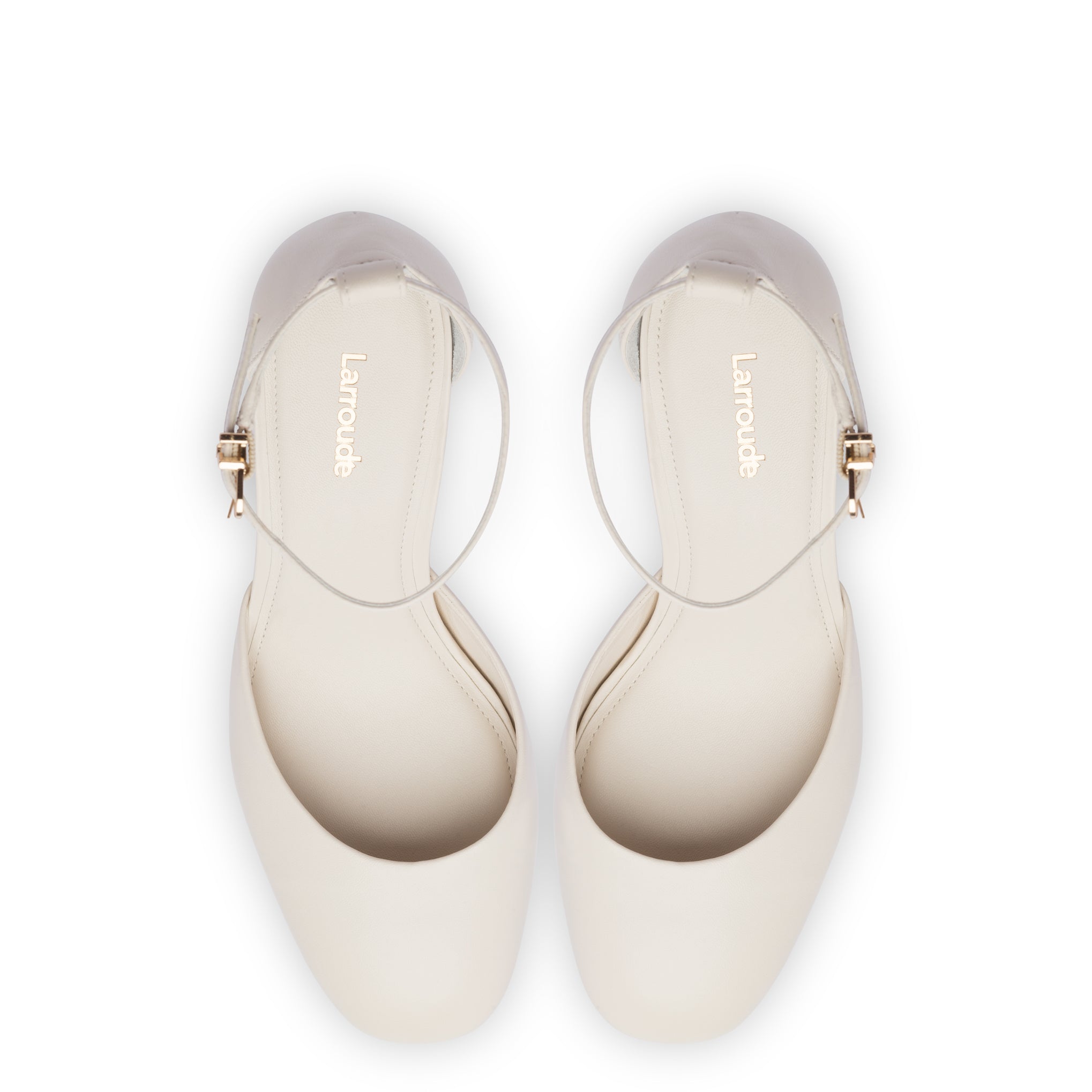 Ari Pump In Ivory Leather