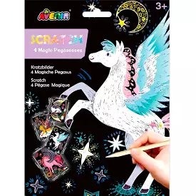 Avenir | Scratch Art - Magic Pegasuses