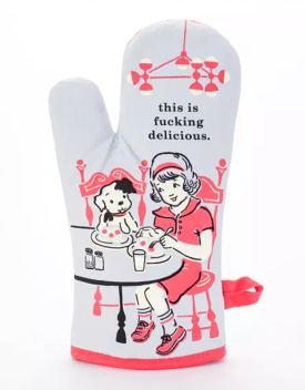 Blue Q - This Is Fuc*ing Delicious Oven Mitt