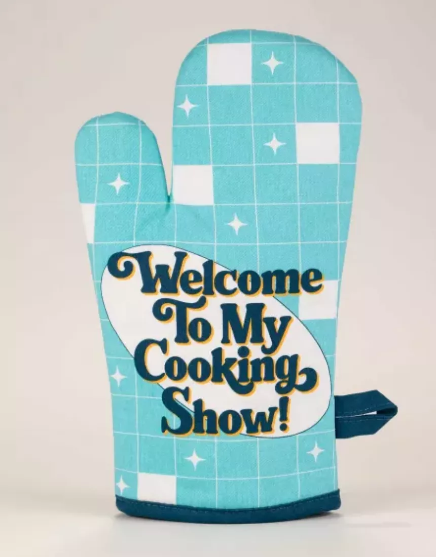 Blue Q - Welcome To My Cooking Show Oven Mitt