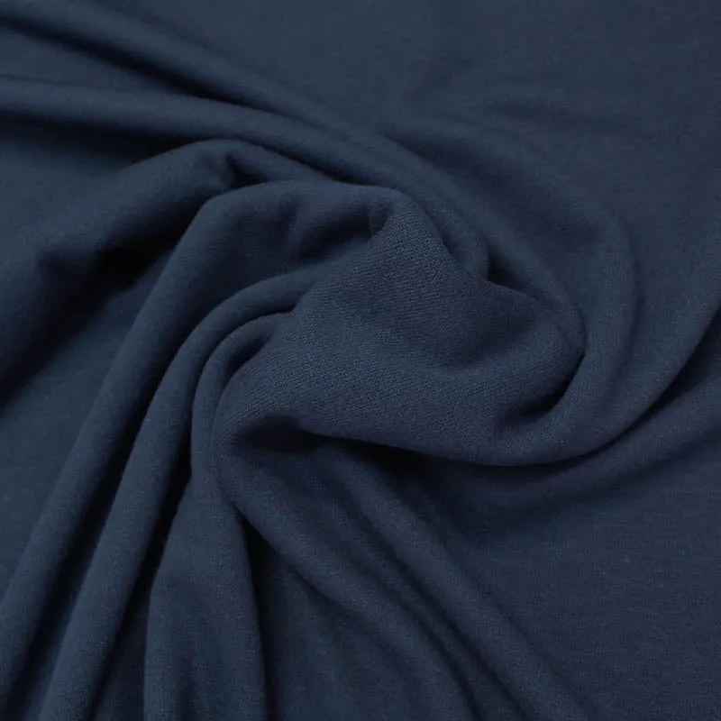 Dressmaking Viscose Double Knit - Dark Blue