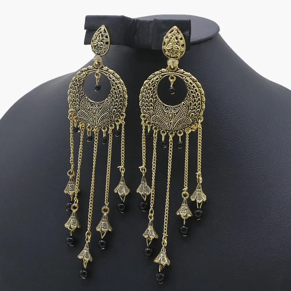 Ear Jhumki - Black