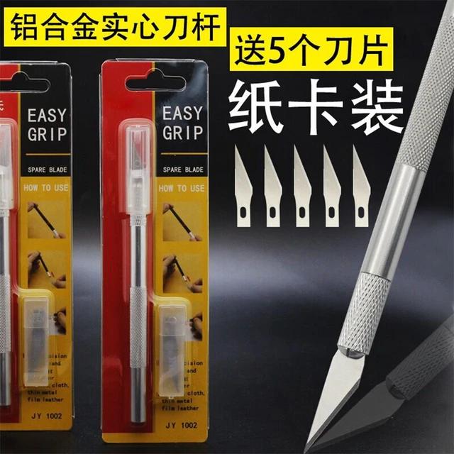 Easy Grip Pen Cutter Precision Knives Exacto Style Hobby Knife For Crafts - JY1002