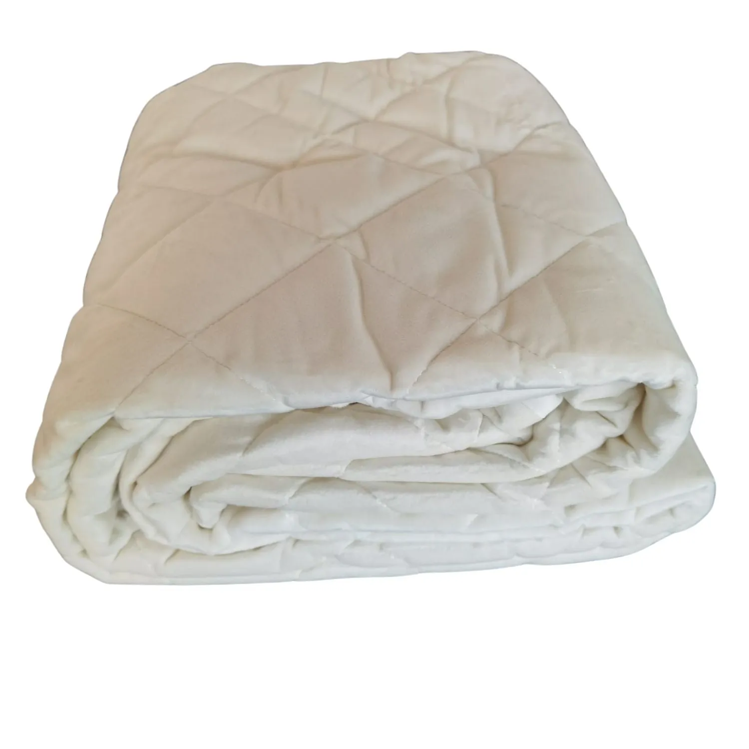 Fleece Mattress Protector - White - Single Size