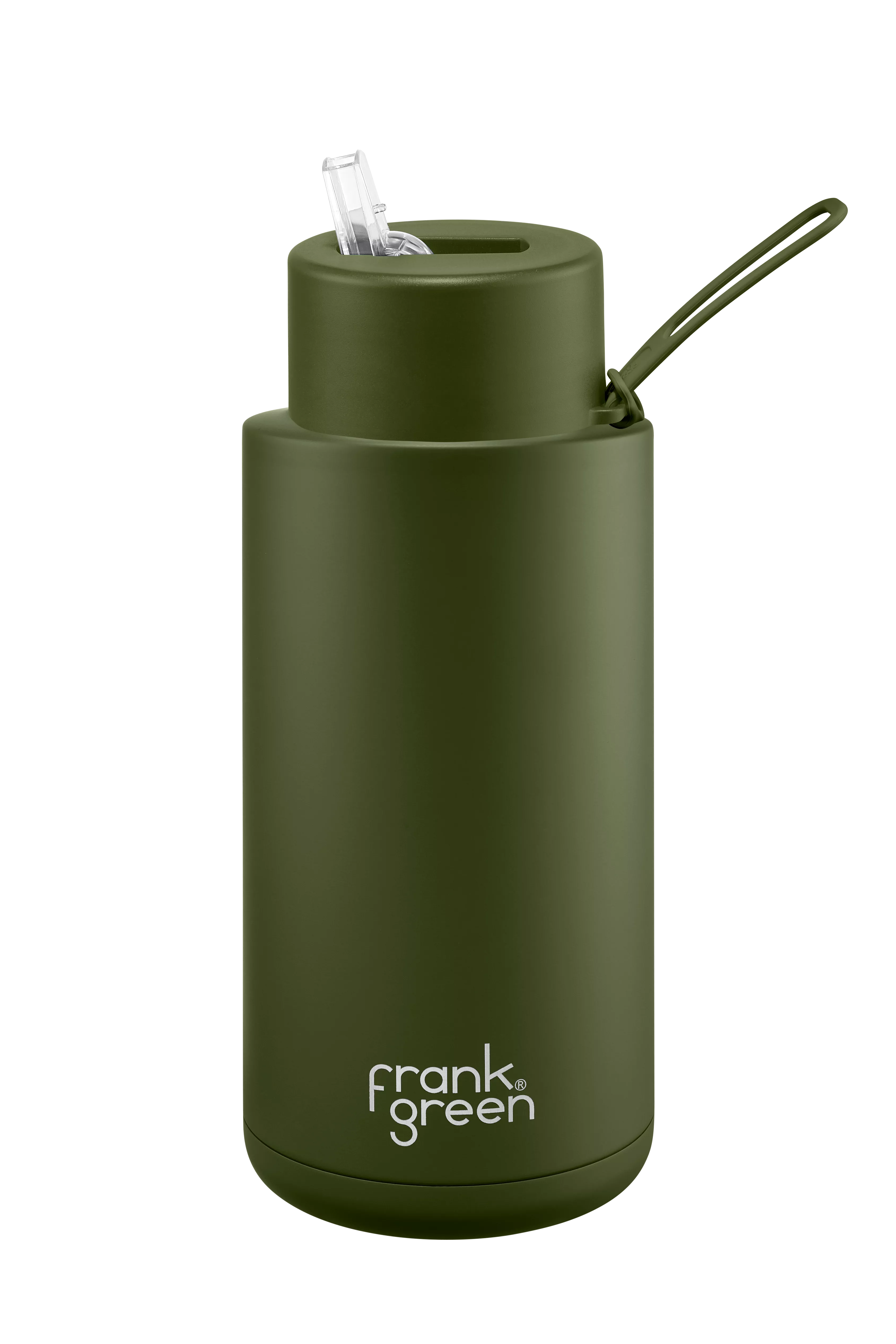 frank green 1L Ceramic Reusable Bottle with Straw Lid 34oz