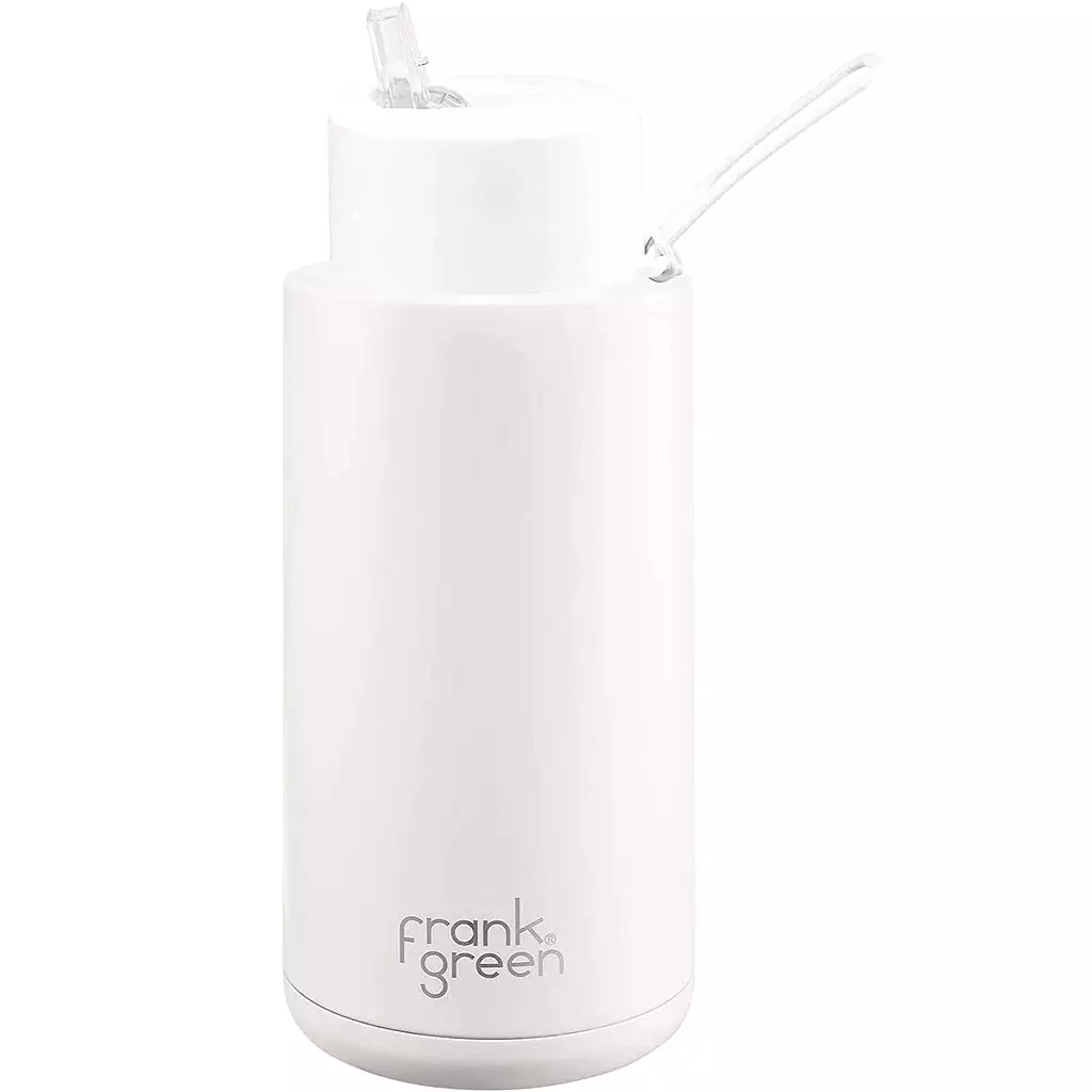 frank green 1L Ceramic Reusable Bottle with Straw Lid 34oz