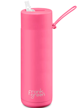 frank green 595ml Ceramic reusable Bottle with Straw Lid 20oz