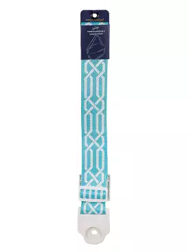 Geo Blues Cooler Strap