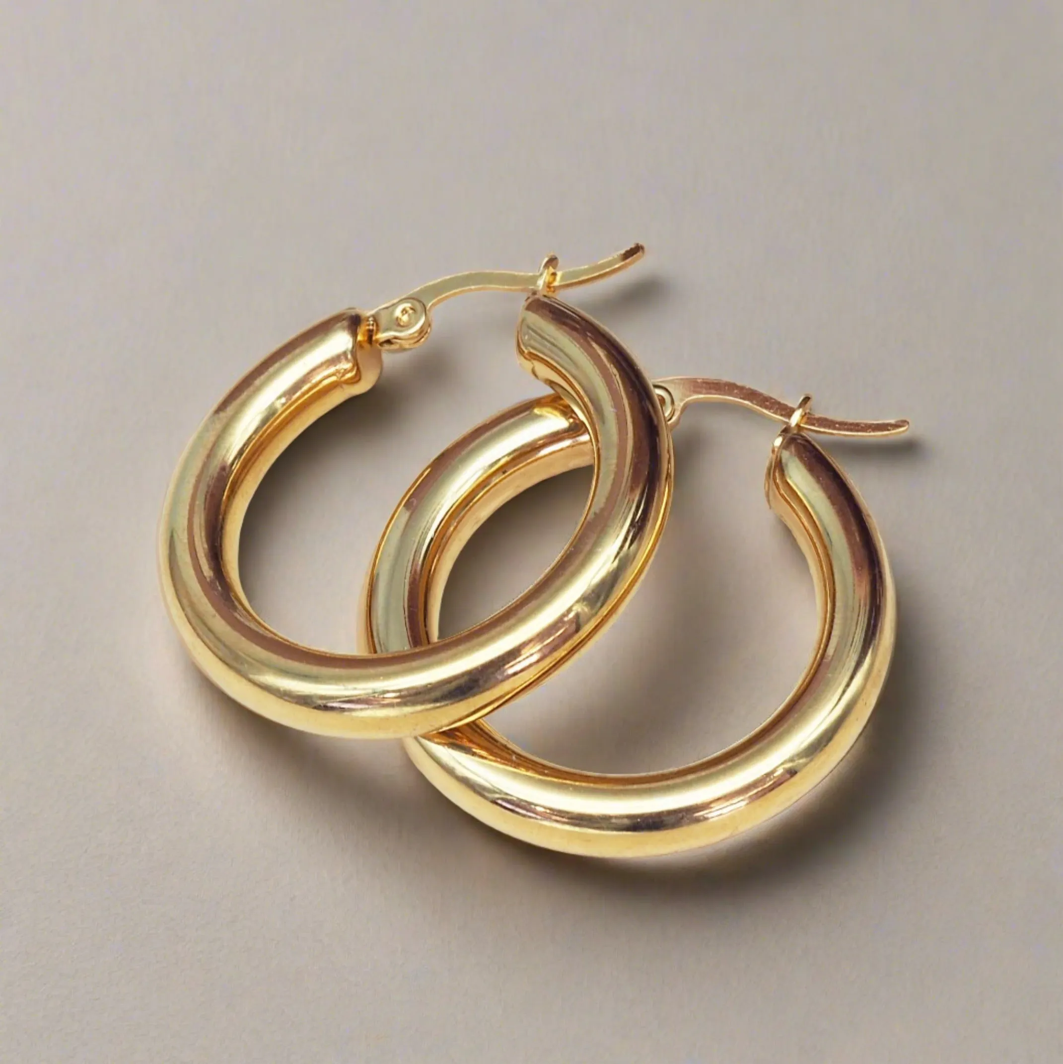 Gold Hoop Earrings