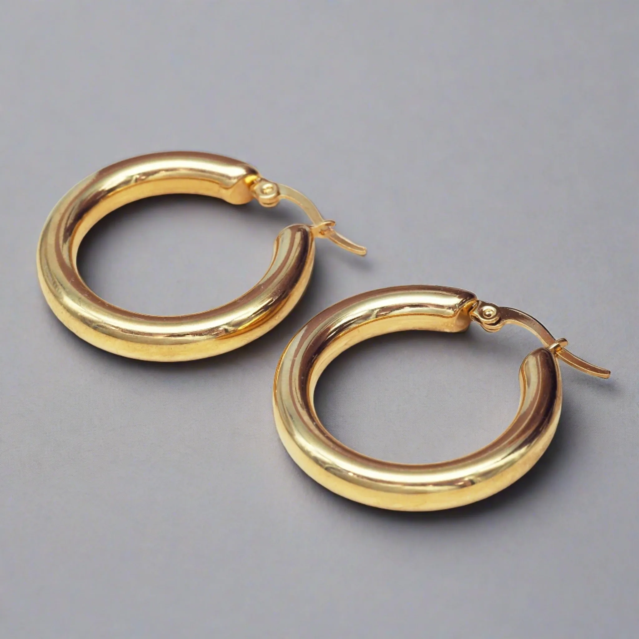 Gold Hoop Earrings