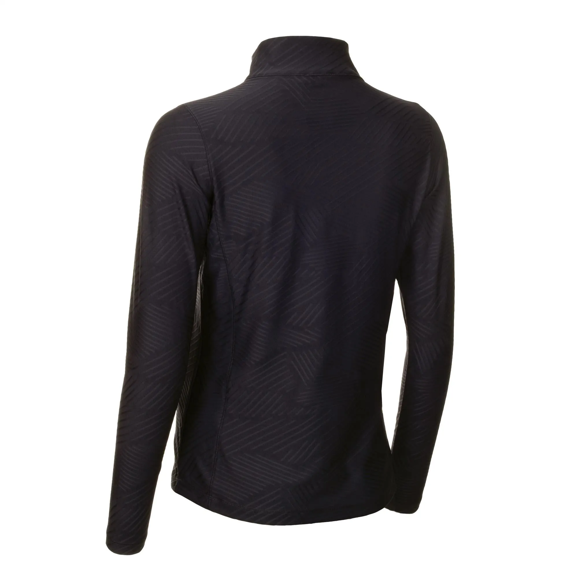 Green Lamb Giovanna Jaquard Zip Neck Ladies Golf Base Layer Black