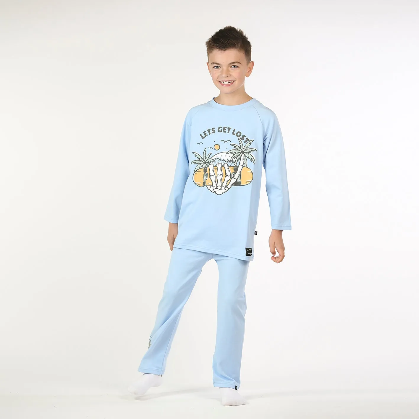 HS Skull Hand Winter PJ's - Blue