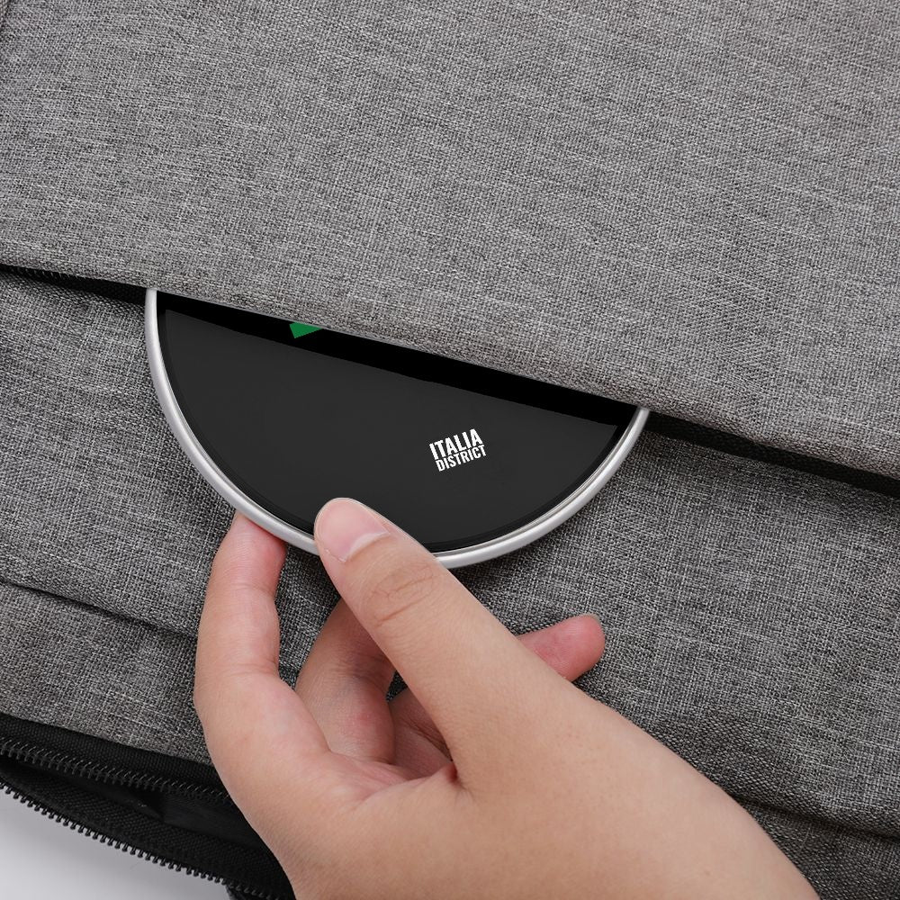 Italy Black Line - 10W Wireless Charger - Italia District