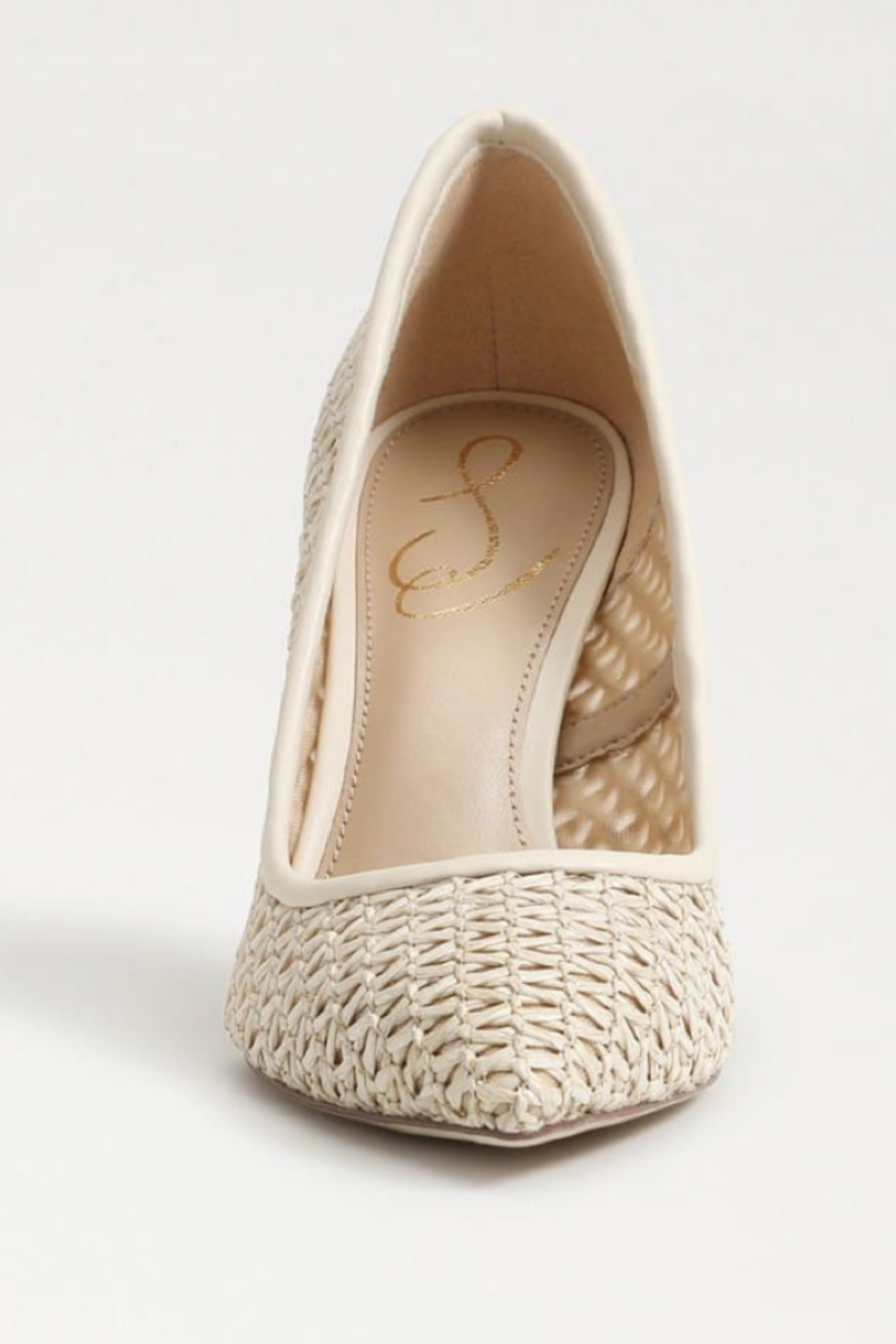 Ivory Rafia Hazel Pump