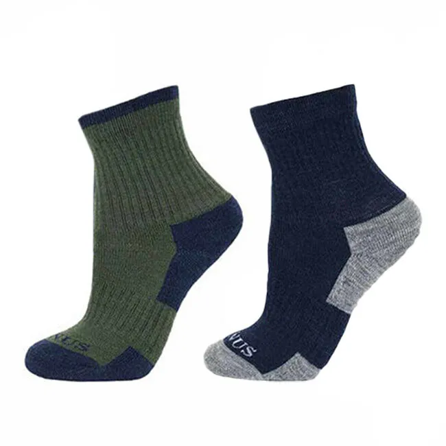 Janus Kids' Terry Wool Socks - 2 Pairs