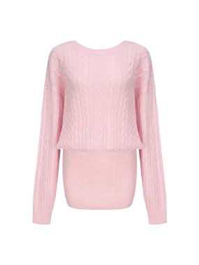 Kendall Knit Dress (Pink)