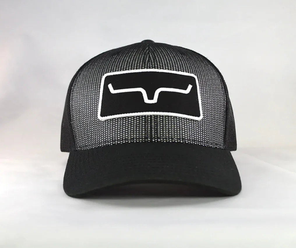 Kimes Ranch Mesh Trucker-Black