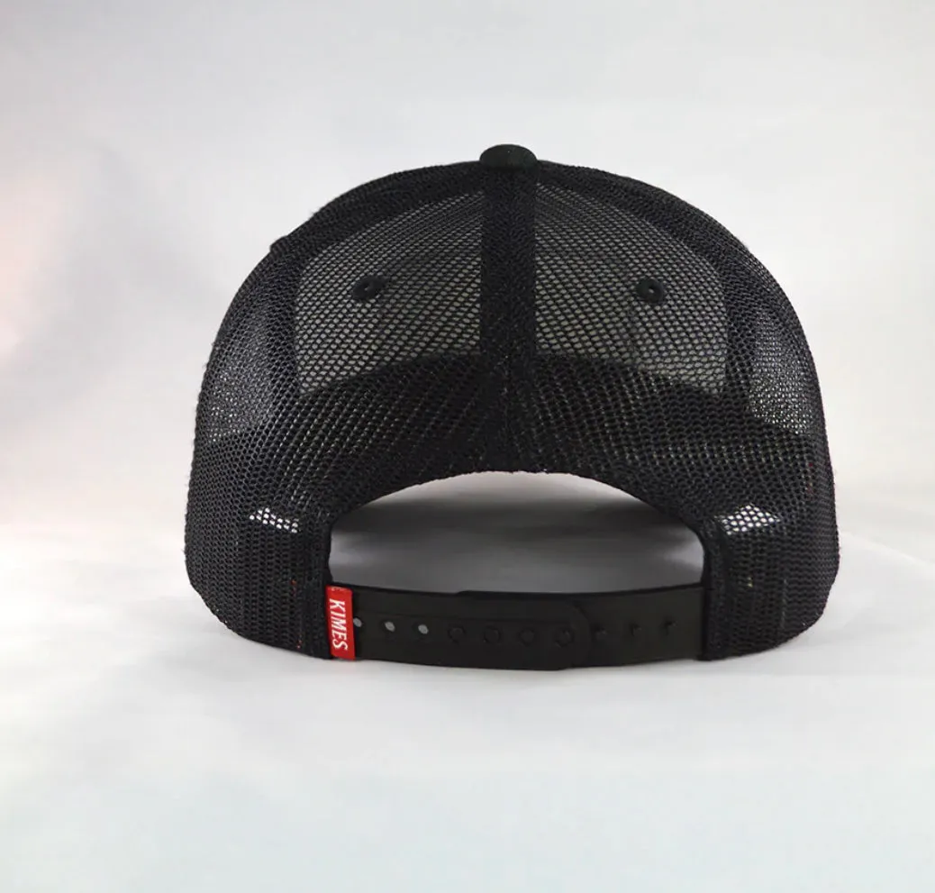 Kimes Ranch Mesh Trucker-Black