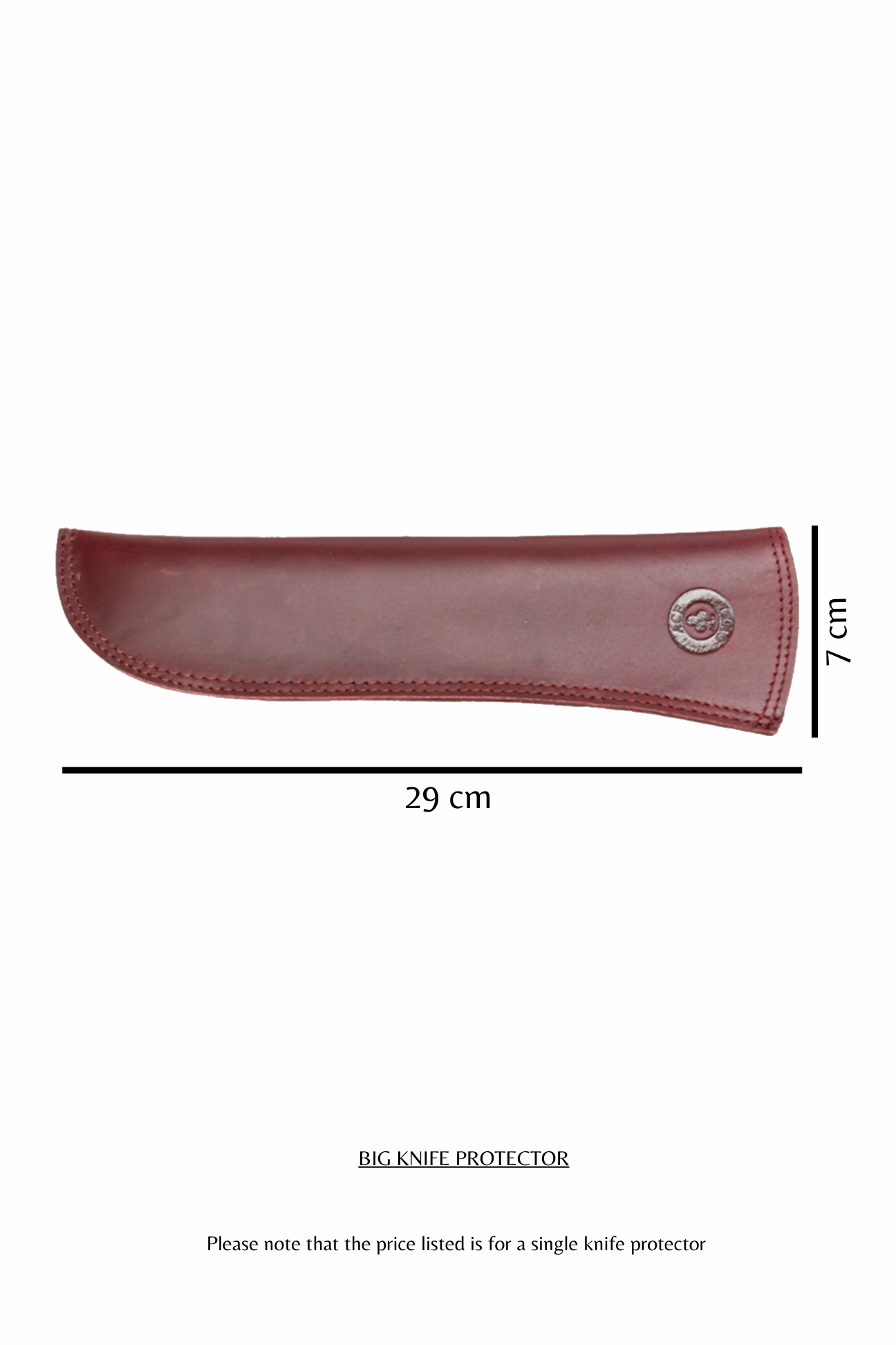 Leather Knife Protector- Bordo