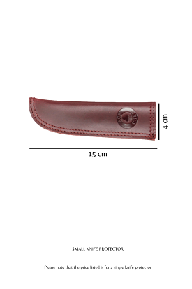 Leather Knife Protector- Bordo