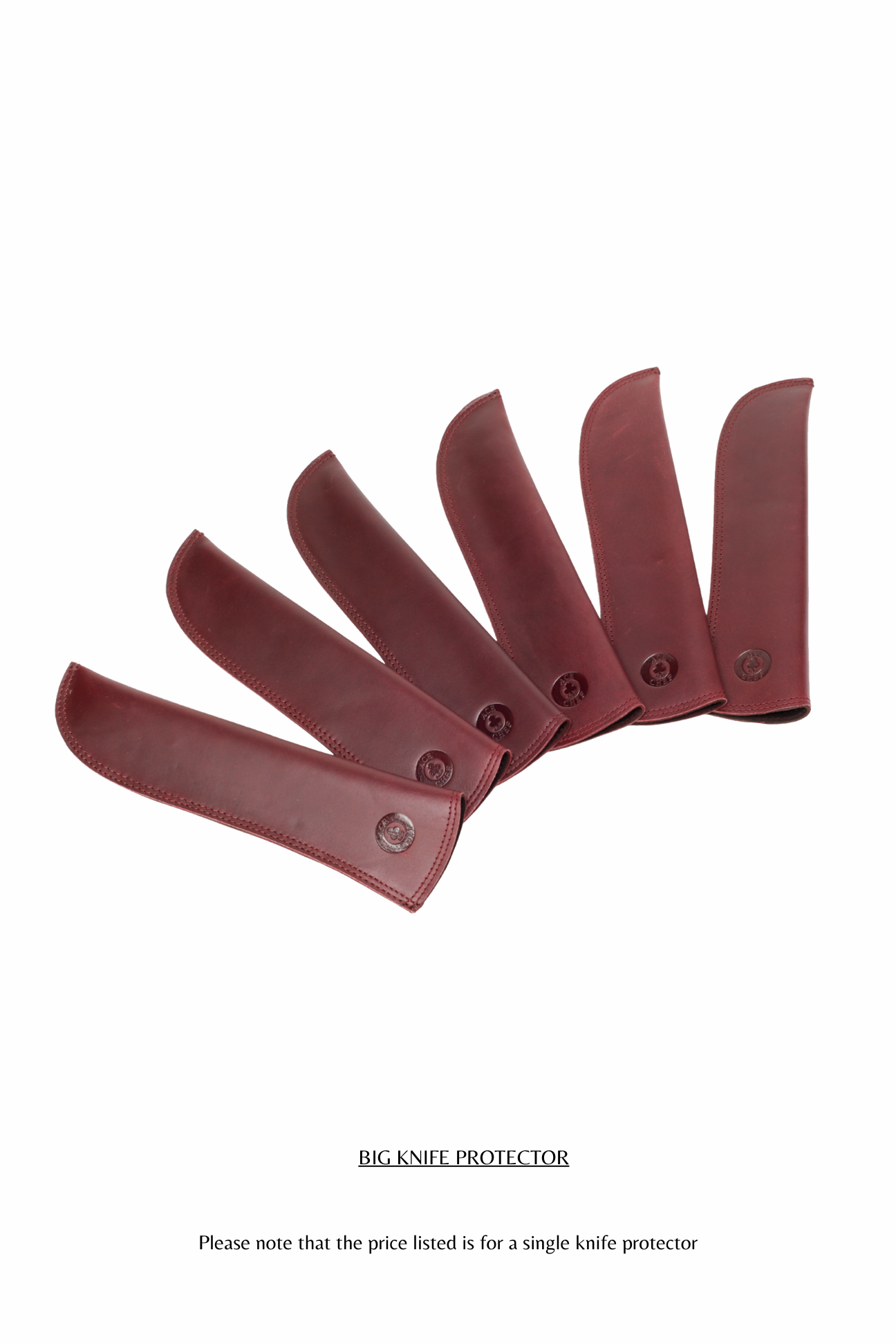 Leather Knife Protector- Bordo