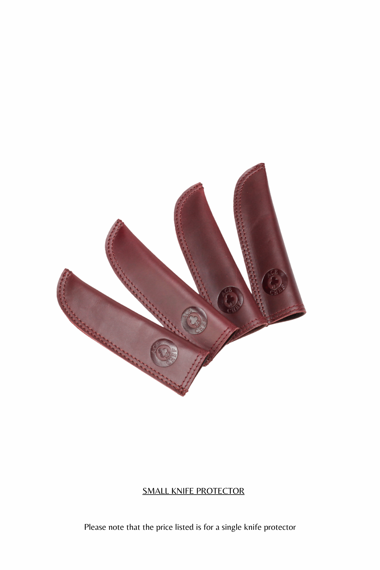 Leather Knife Protector- Bordo