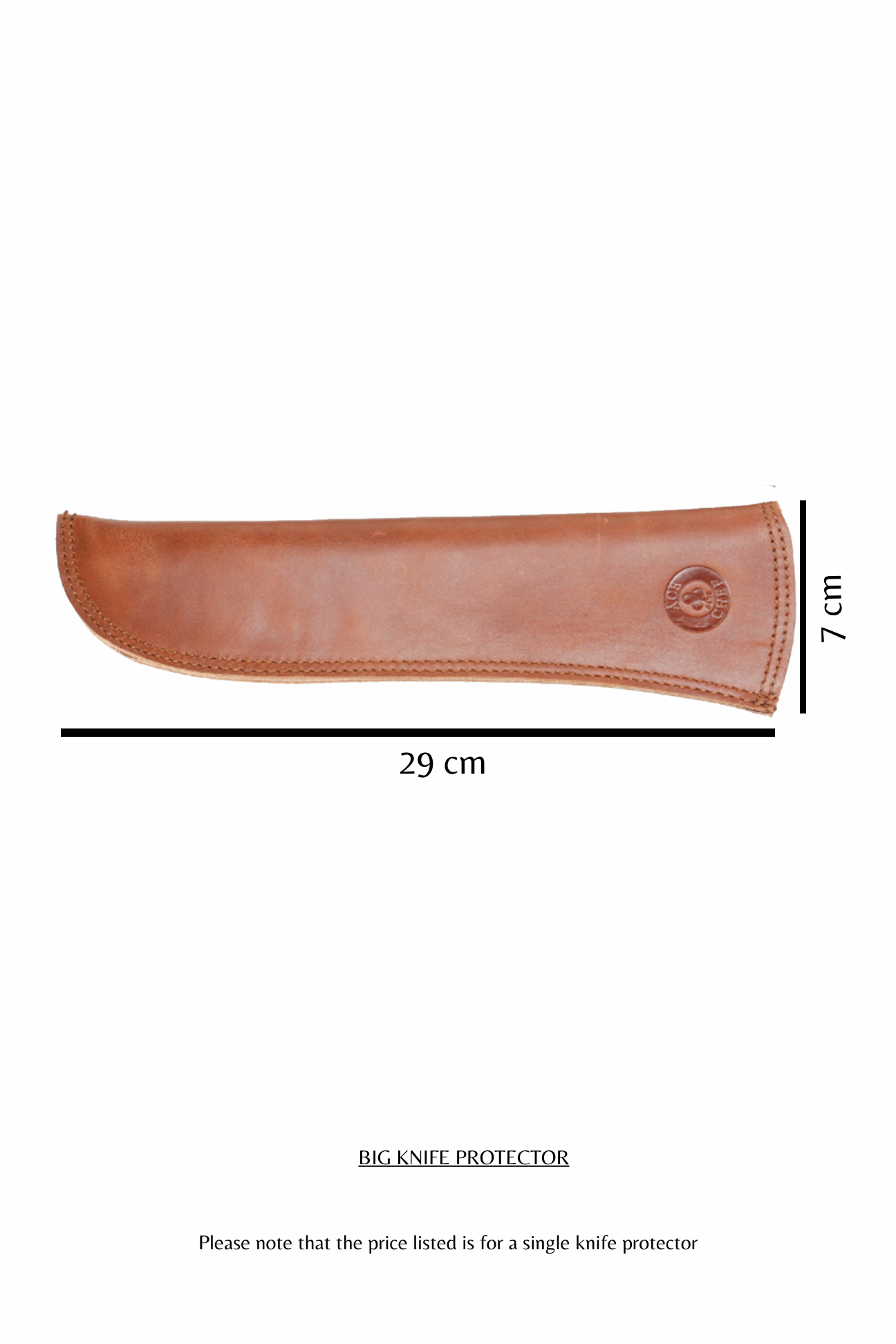 Leather Knife Protector- Brown