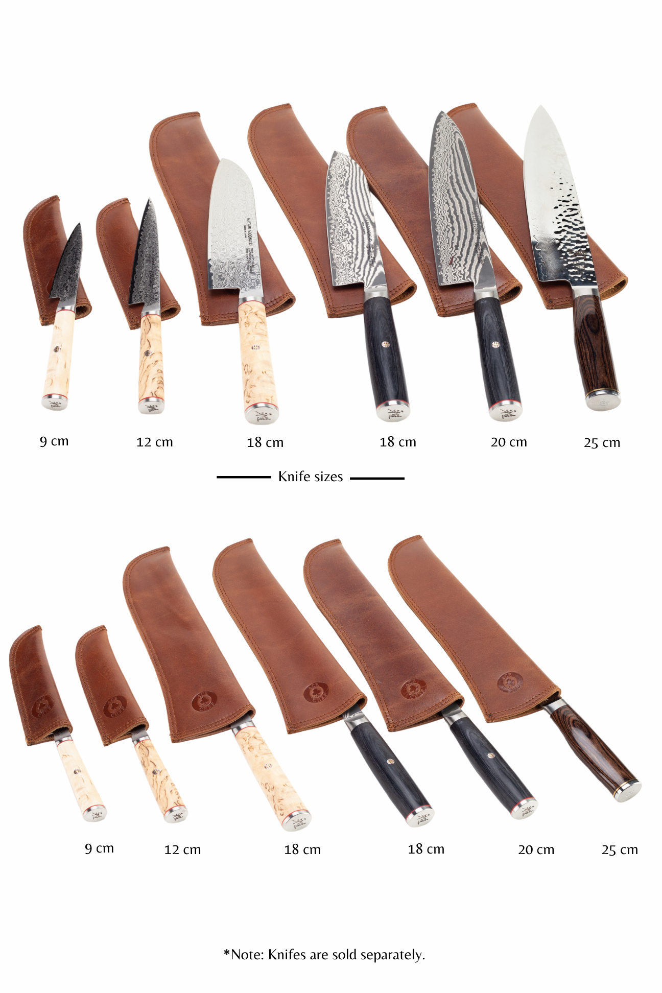 Leather Knife Protector- Brown