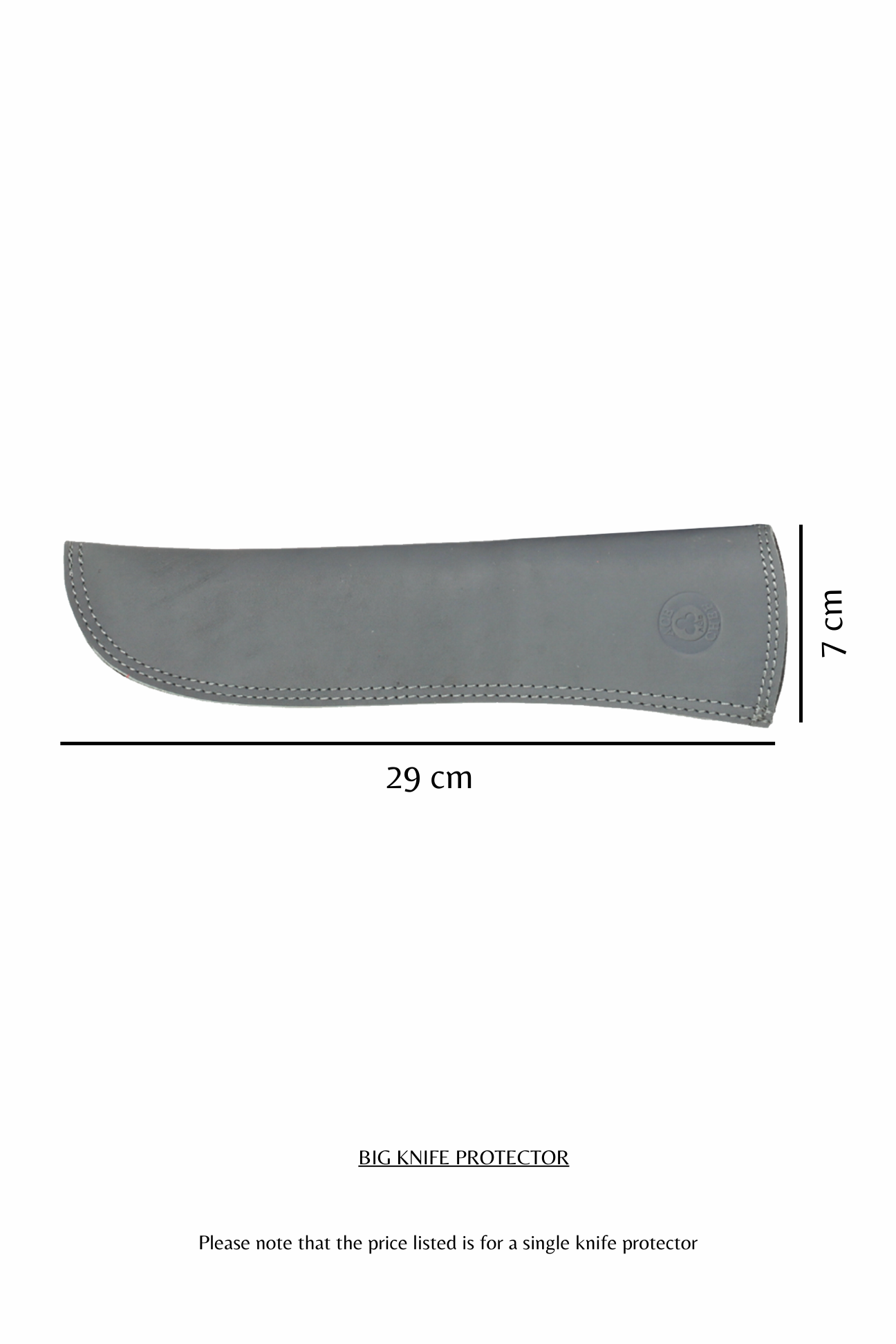 Leather Knife Protector- Grey