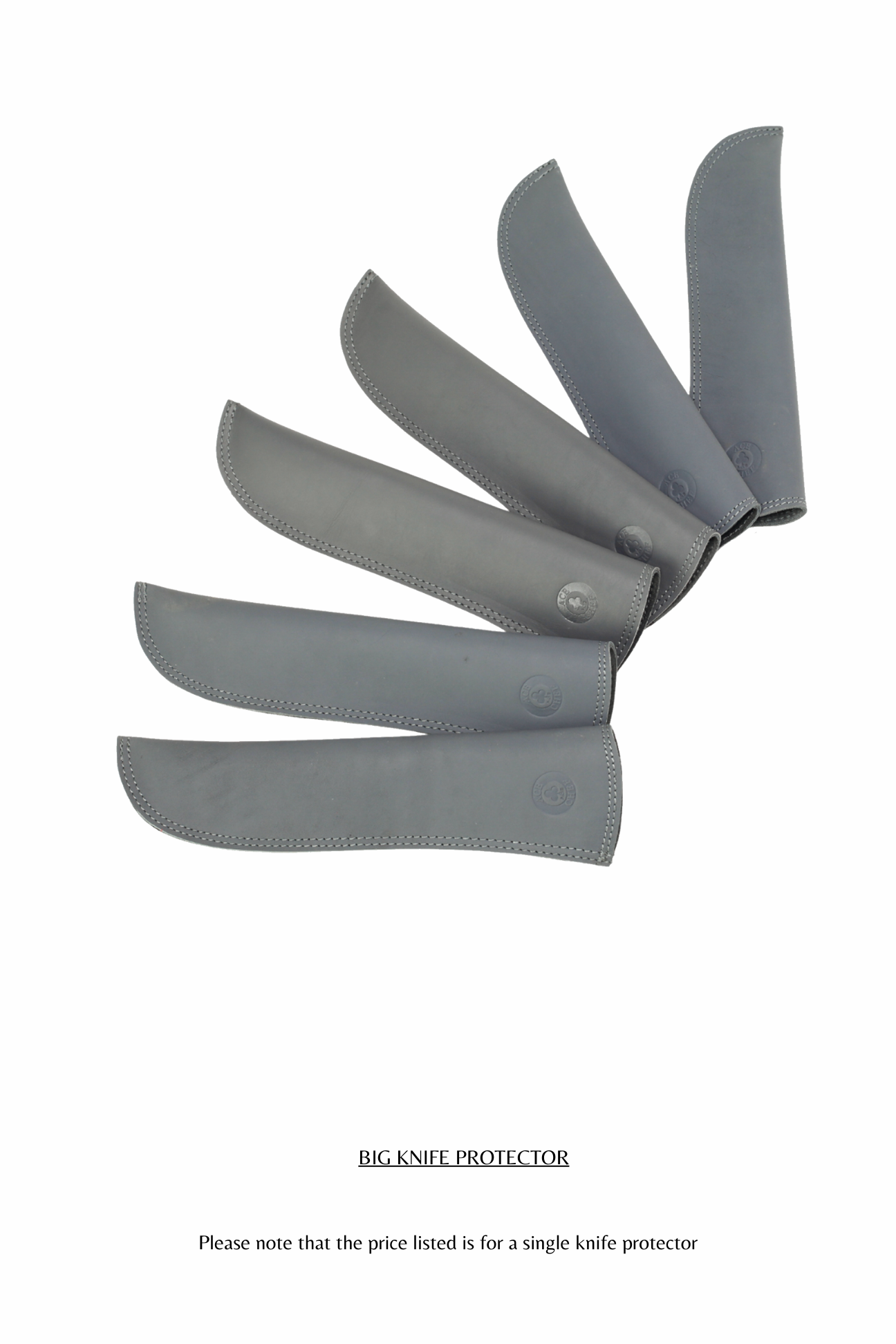 Leather Knife Protector- Grey