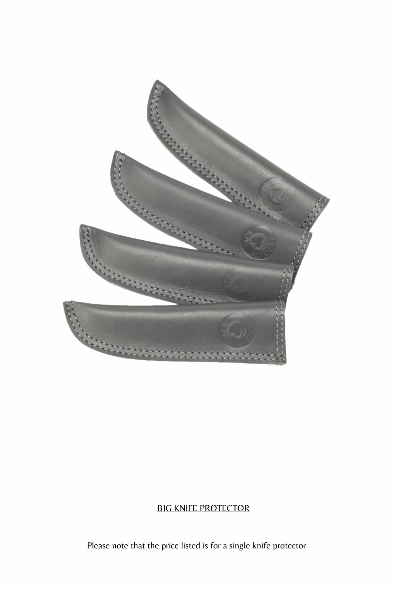 Leather Knife Protector- Grey