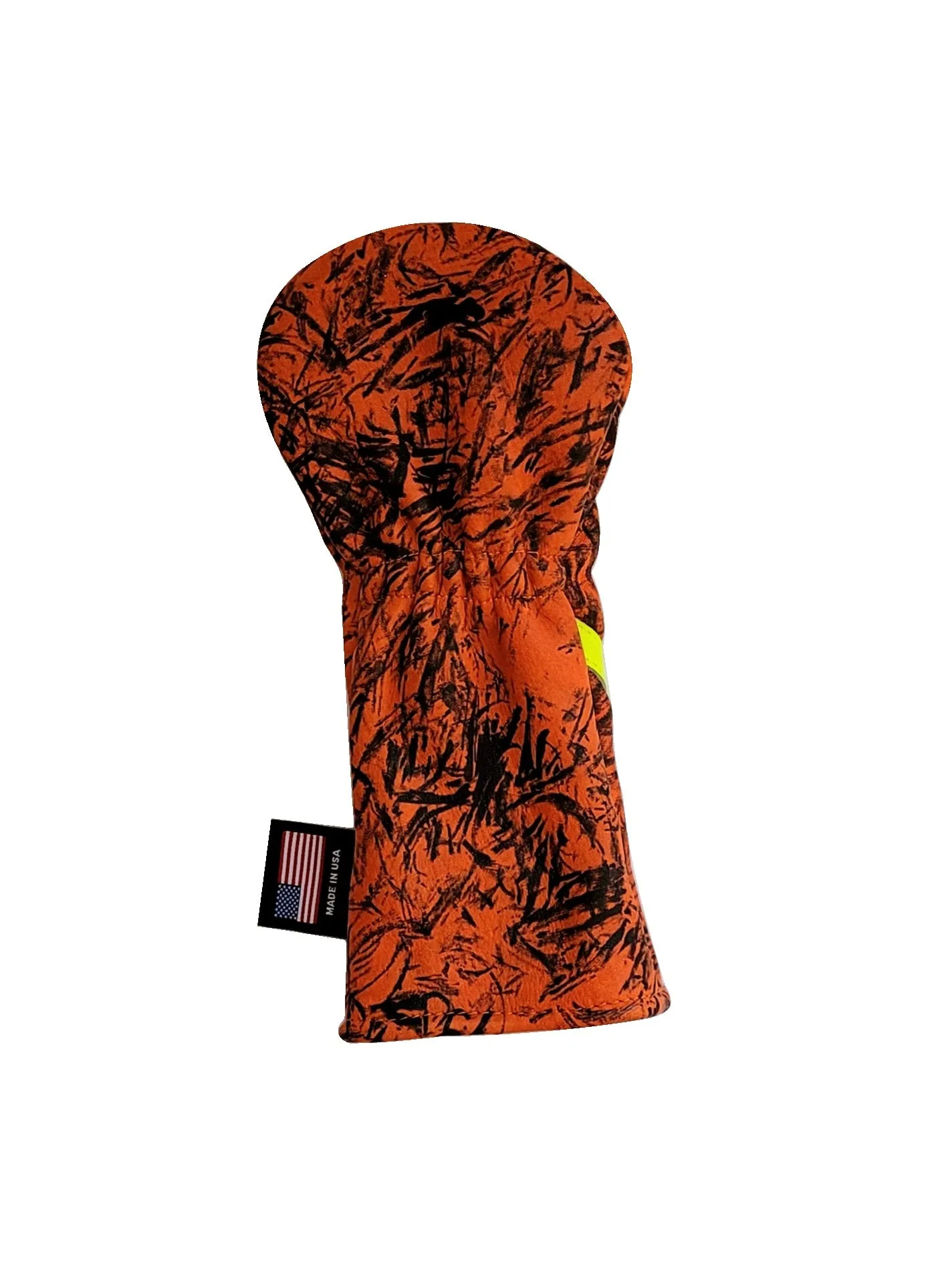 Limited Edition! Printed Hunting Camo and Neon leather Skull & Bones Fairway Wood Headcover