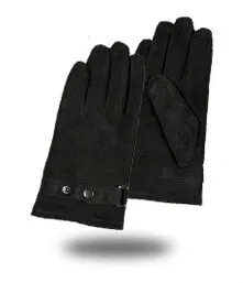 Men's Fashion Driving Warm Winter Genuine Leather Pigskin Gloves