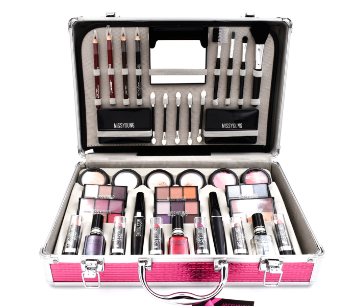 Miss Young MC-1156 Professional Cosmetics Makeup Kit with Suitcase