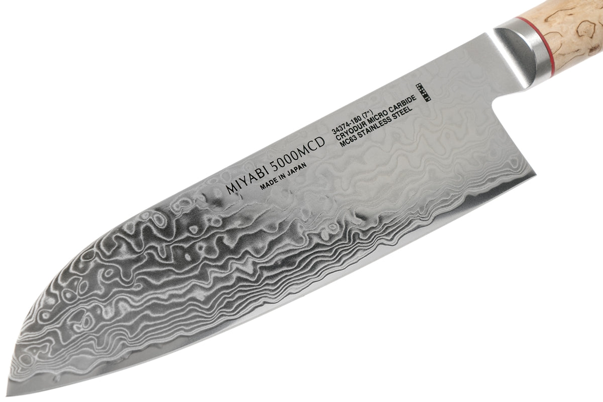 Miyabi Santoku birchwood 5000MCD 18cm Knife - 34374181