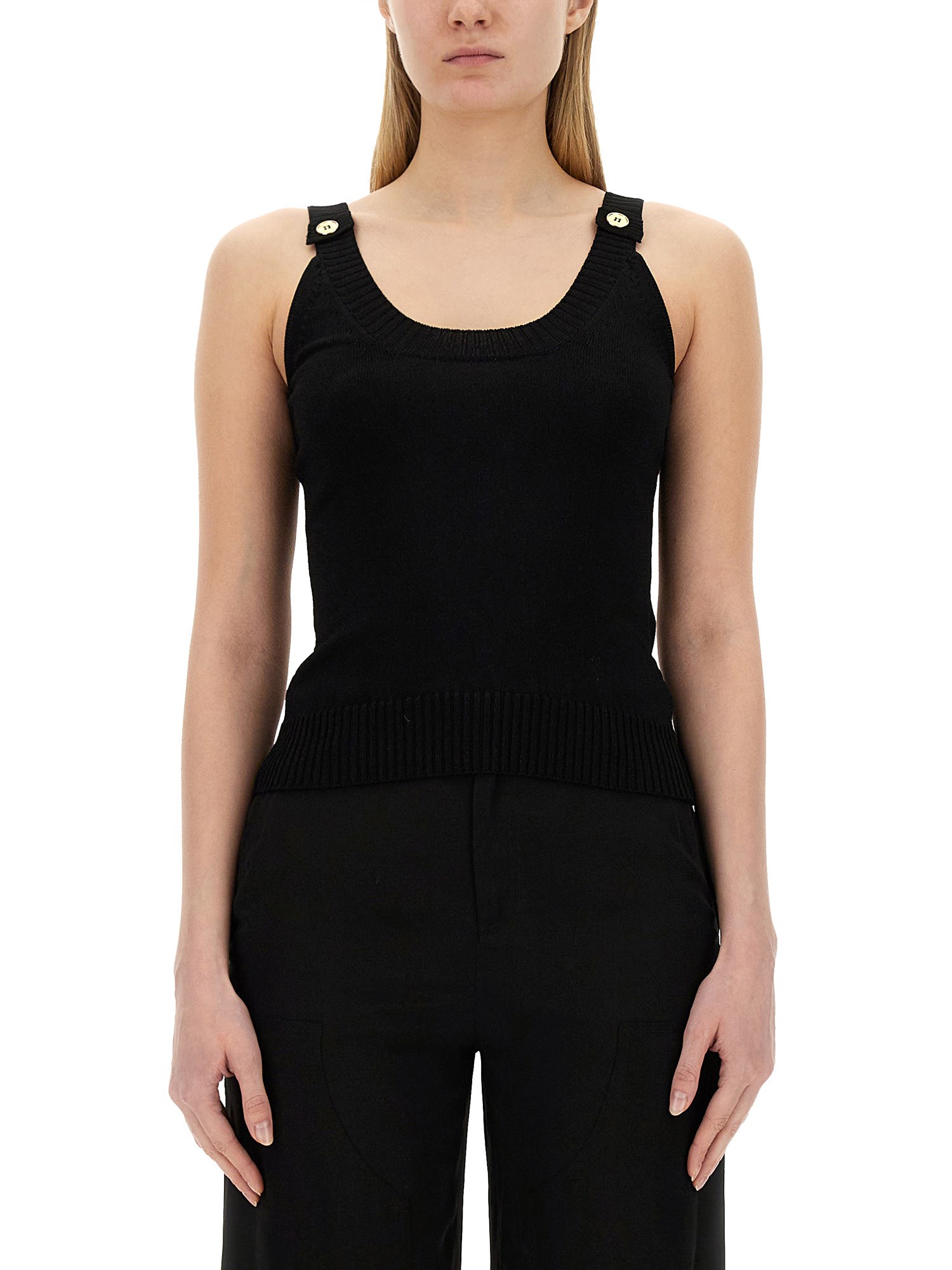 MOSCHINO    VISCOSE KNIT TOP