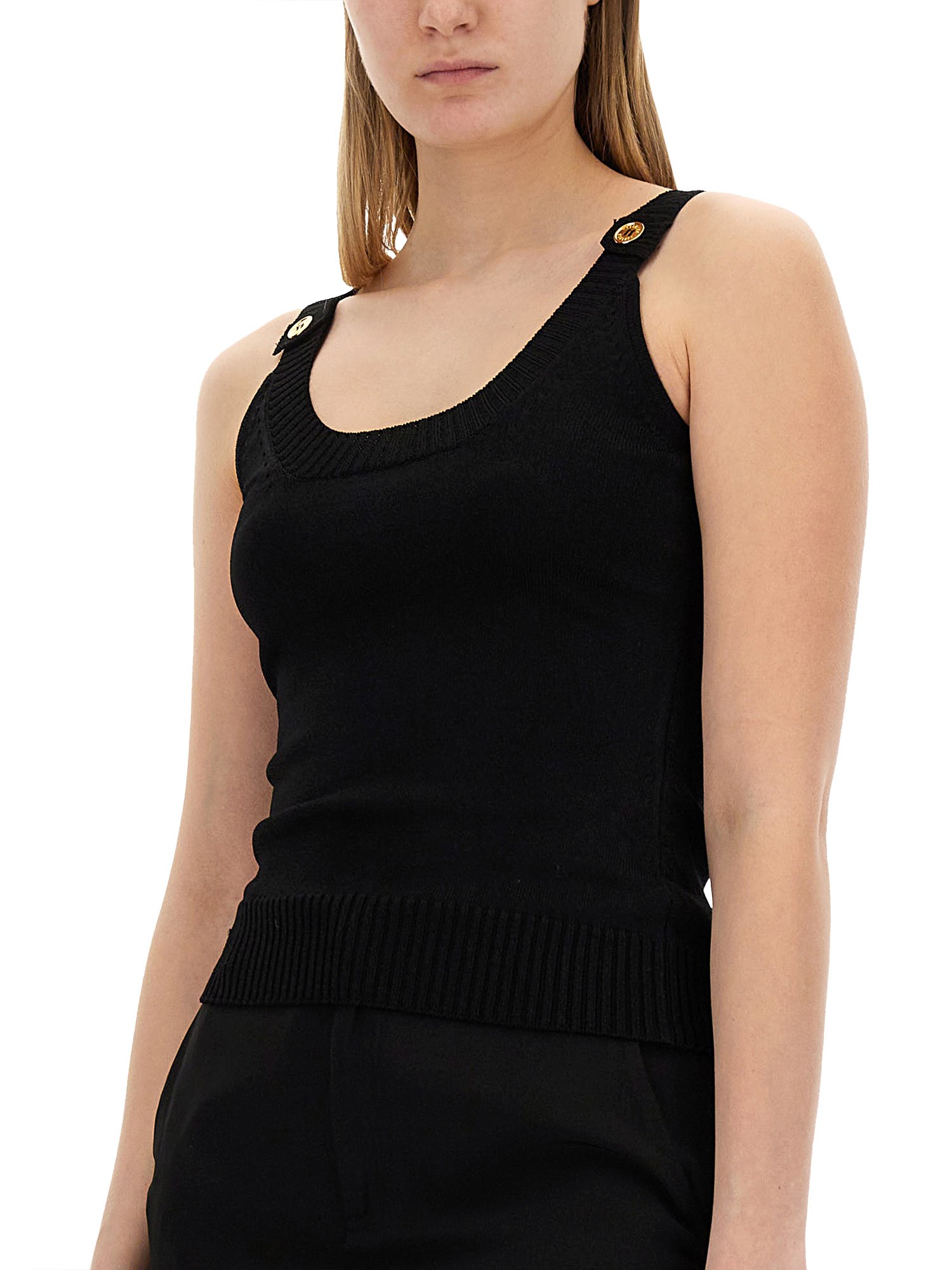 MOSCHINO    VISCOSE KNIT TOP