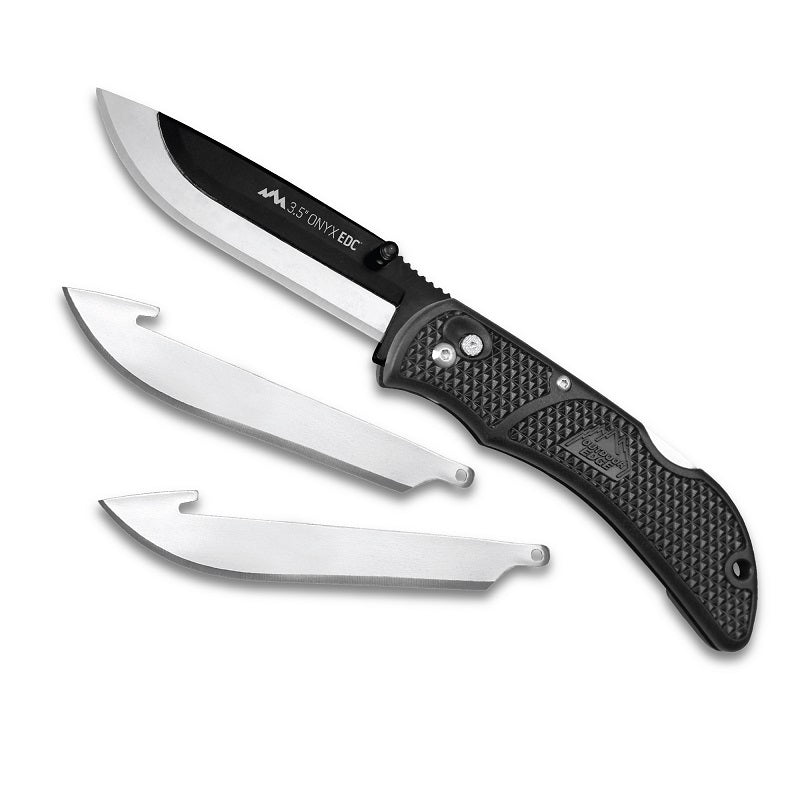 Outdoor Edge Onyx EDC Knife with Replaceable Blades