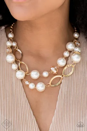 Paparazzi Necklace ~ High Roller Status - Gold - Fashion Fix August 2020