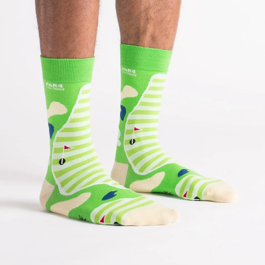 Par 4 Men's Crew Socks