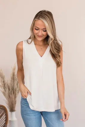 Ready To Begin Tank Top- Ivory