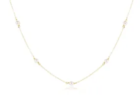 Simplicity Choker Necklace 4mm - Pearl