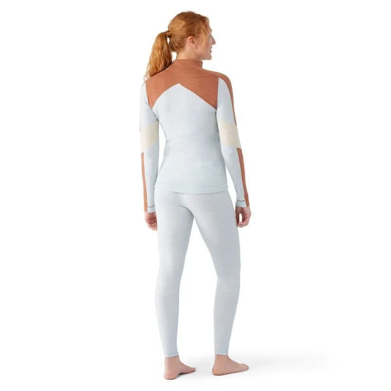 Smartwool  Classic Thermal Merino Base Layer Colorblock 1/4 Zip - Intimo lana merinos - Donna