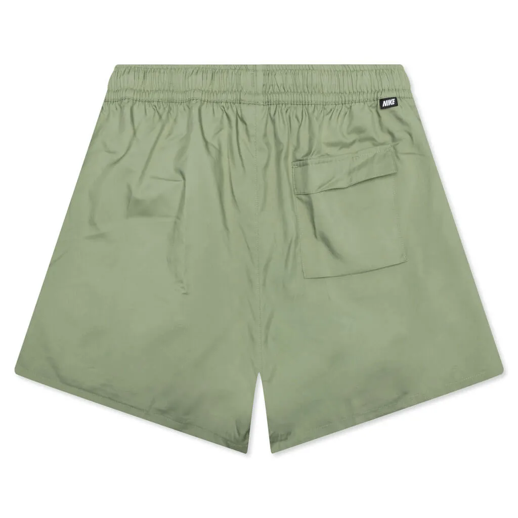 Sportswear Sport Essentials Woven Lined Flow Shorts - Oil Green/White