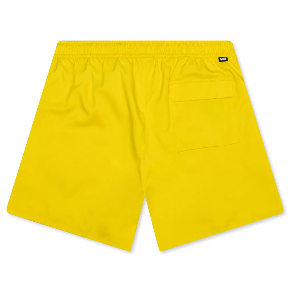 Sportswear Sport Essentials Woven Lined Flow Shorts - Optic Yellow/White