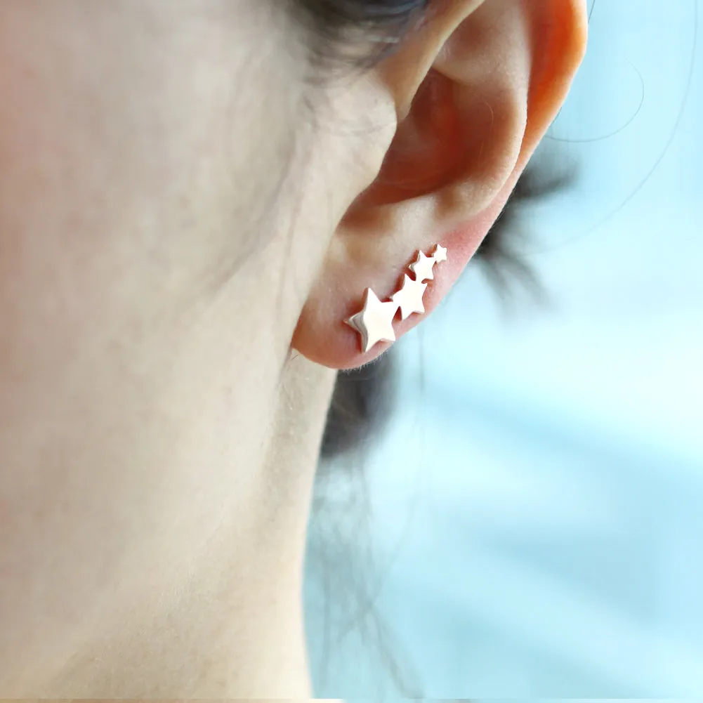 Star Constellation Ear Climber Earrings