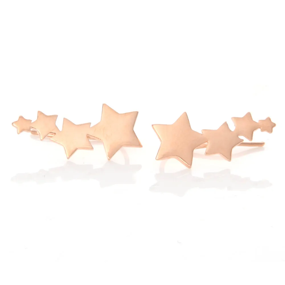 Star Constellation Ear Climber Earrings